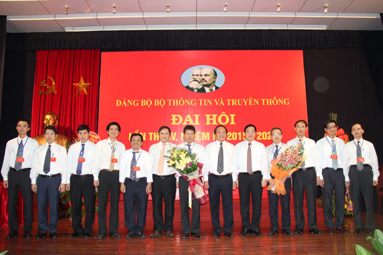 Ra mắt BCH Đảng bộ Bộ TT&TT nhiệm kỳ 2015-2020